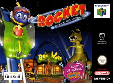 Rocket - Robot on Wheels (Europe) (Beta) (1999-09-29) box cover front